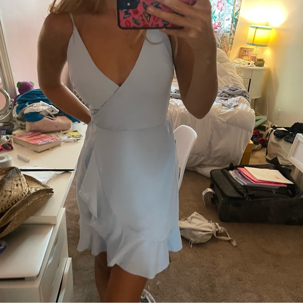 Blue dress
